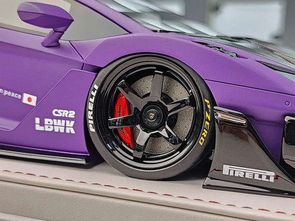 Xe Mô Hình Lamborghini Aventador GT EVO 1:18 Ivy Merit ( Fighter Purple )