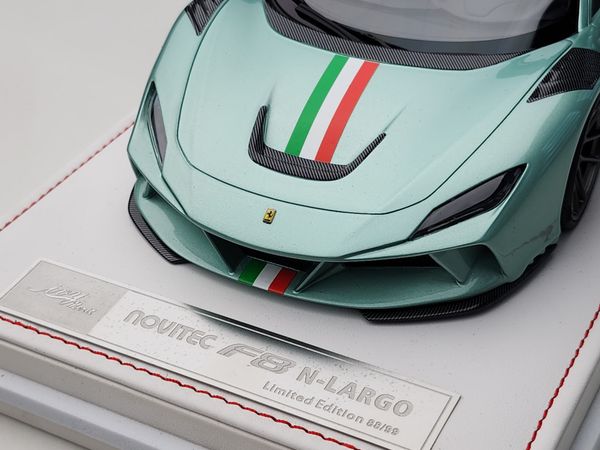 Xe Mô Hình Ferrari Novitec F8 1:18 Ivy Merit ( Italian Stripes )