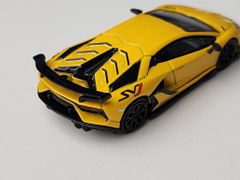 Xe Mô Hình Lamborghini Aventador SVJ 1:64 MiniGT ( Vàng )