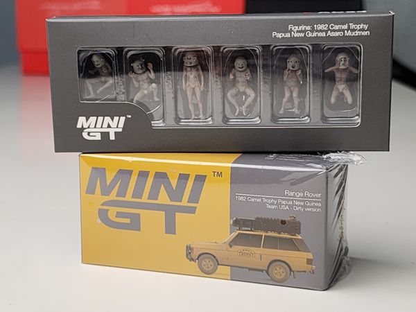 Set Xe Mô Hình Range Rover 1982 1:64 MiNiGT ( Vàng )