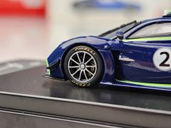 Xe Mô Hình Pagani Huayra R 1:64 LCD ( Blue Carbon )