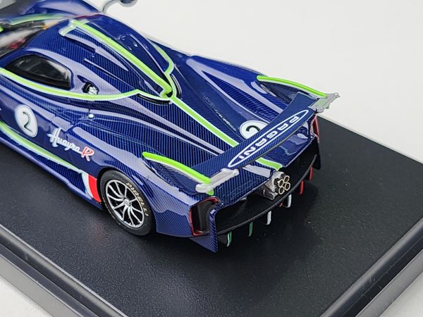 Xe Mô Hình Pagani Huayra R 1:64 LCD ( Blue Carbon )