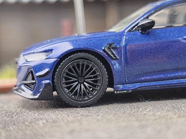 Xe Mô Hình Audi ABT RS6-R Navarra 1:64 MiniGT ( Blue Metallic LHD )