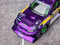 Xe Mô Hinh Nissan S15 SILVIA LB-Super Silhouette #555 2022 Formula Drift 1:64 MiniGT ( Japan RHD )