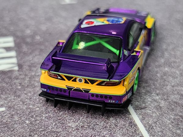 Xe Mô Hinh Nissan S15 SILVIA LB-Super Silhouette #555 2022 Formula Drift 1:64 MiniGT ( Japan RHD )