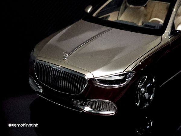 Xe Mô Hình Mercedes-Maybach S-Class Kalahari 1:18 Almost Real ( Gold & Rubellite Red )