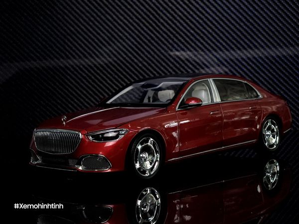 Xe Mô Hình Mercedes-Maybach S-Class Patagonia 1:18 Almost Real ( Red )