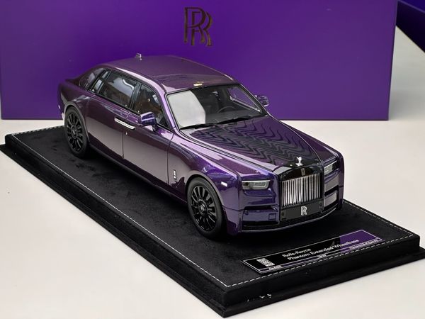 Xe Mô Hình Rolls Royce Phantom Syntopia Collector's Edition 1:18 HH Model ( Mysterious Purple )