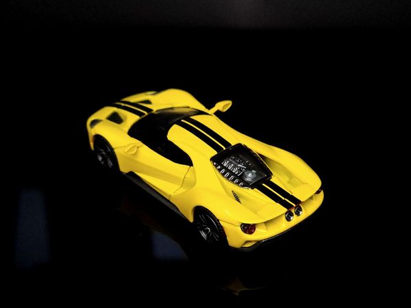 Xe Mô Hình Ford GT Triple 1:64 MiniGT ( Yellow )