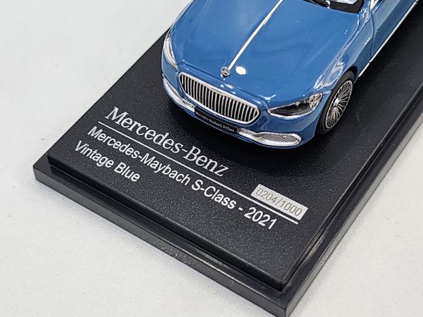 Xe Mô Hình Mercedes-Benz S-Class 2021 1:64 Almost Real ( Xanh Vintage )