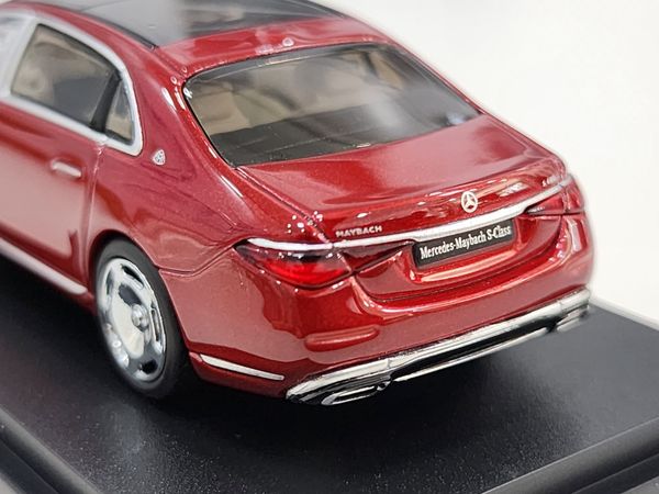 Xe Mô Hình Mercedes-Benz S-Class 2021 1:64 Almost Real ( Đỏ )