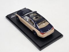Xe Mô Hình Mercedes-Benz S-Class 2021 1:64 Almost Real ( Vàng Gold Mui Xanh )