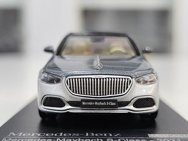 Xe Mô Hình Mercedes-Benz S-Class 2021 1:64 Almost Real ( Bạc Mui Xám )