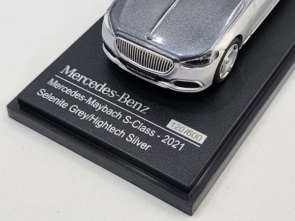 Xe Mô Hình Mercedes-Benz S-Class 2021 1:64 Almost Real ( Bạc Mui Xám )