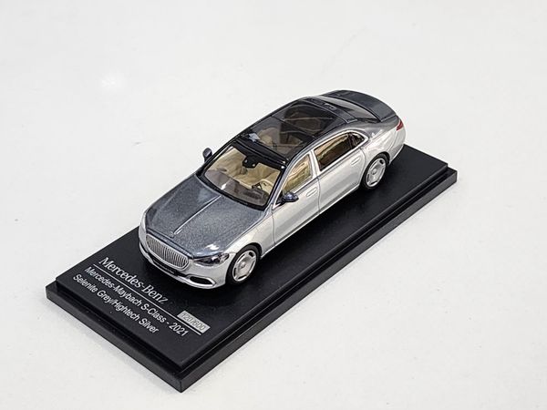 Xe Mô Hình Mercedes-Benz S-Class 2021 1:64 Almost Real ( Bạc Mui Xám )