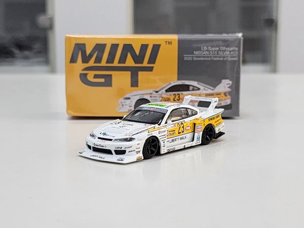 Xe Mô Hình Nissan LB-Super Silhouette S15 Silva #23 2022 1:64 MiniGT