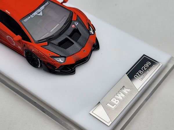 Xe Mô Hình Lamborghi Aventador 1:64 LBWK ( Cam )