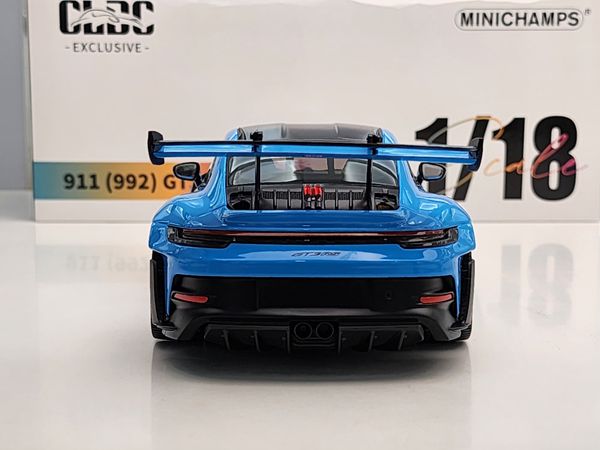 Xe Mô Hình Porsche 911 GT3 RS 2024 1:18 Minichamps ( Xanh Mâm Bạc )