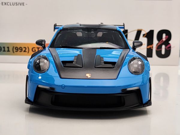 Xe Mô Hình Porsche 911 GT3 RS 2024 1:18 Minichamps ( Xanh Mâm Bạc )