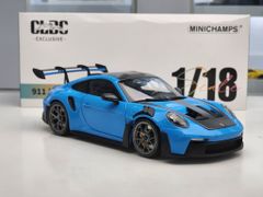 Xe Mô Hình Porsche 911 GT3 RS 2024 1:18 Minichamps ( Xanh Mâm Bạc )