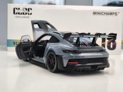 Xe Mô Hình Porsche 911 GT3 RS 2024 1:18 Minichamps ( Xám Mâm Đen )