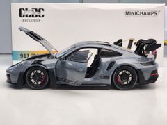 Xe Mô Hình Porsche 911 GT3 RS 2024 1:18 Minichamps ( Xám Mâm Đen )