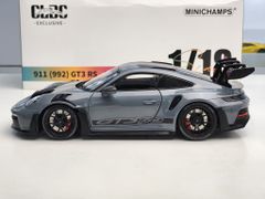 Xe Mô Hình Porsche 911 GT3 RS 2024 1:18 Minichamps ( Xám Mâm Đen )