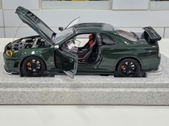 Xe Mô Hình Nissan Skyline GT-R (R34) Nismo Customized 1:18 Motorhelix ( Dark Green )