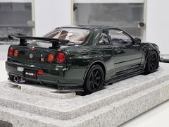 Xe Mô Hình Nissan Skyline GT-R (R34) Nismo Customized 1:18 Motorhelix ( Dark Green )