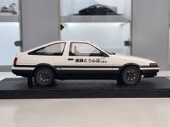 Xe mô hình Toyota AE86 Trueno 1:18 Ivy Model (Trắng Mui Đen)