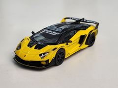 Xe Mô Hình LB-Sihouettr Works Lamborghini Aventador GT EVO LHD 1:64 MiniGT ( Yellow )