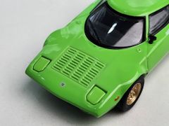 Xe Mô Hình Lancia Stratos HF Stradale Verde Chiaro LHD 1:64 MiniGT ( Xanh Dạ Quang )