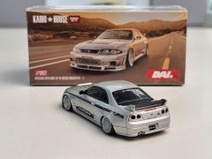 Xe Mô Hình Nissan Skyline GT-R R33 Dai33 V1 1:64 Kaido ( Bạc )