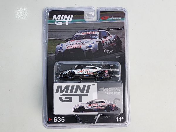 Xe Mô Hình Nissan GT-R Nismo GT500 1:64 MiniGT ( Trắng #3 )