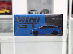 Xe Mô Hình Honda Civic Type R 1:64 MiniGT ( Boost Blue Pearl )