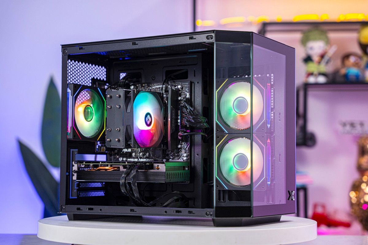 PC AMD GAMING RYZEN 7 9800X3D - RTX 3060 12GB BLACK (ALL NEW - Bảo hành 36 tháng)