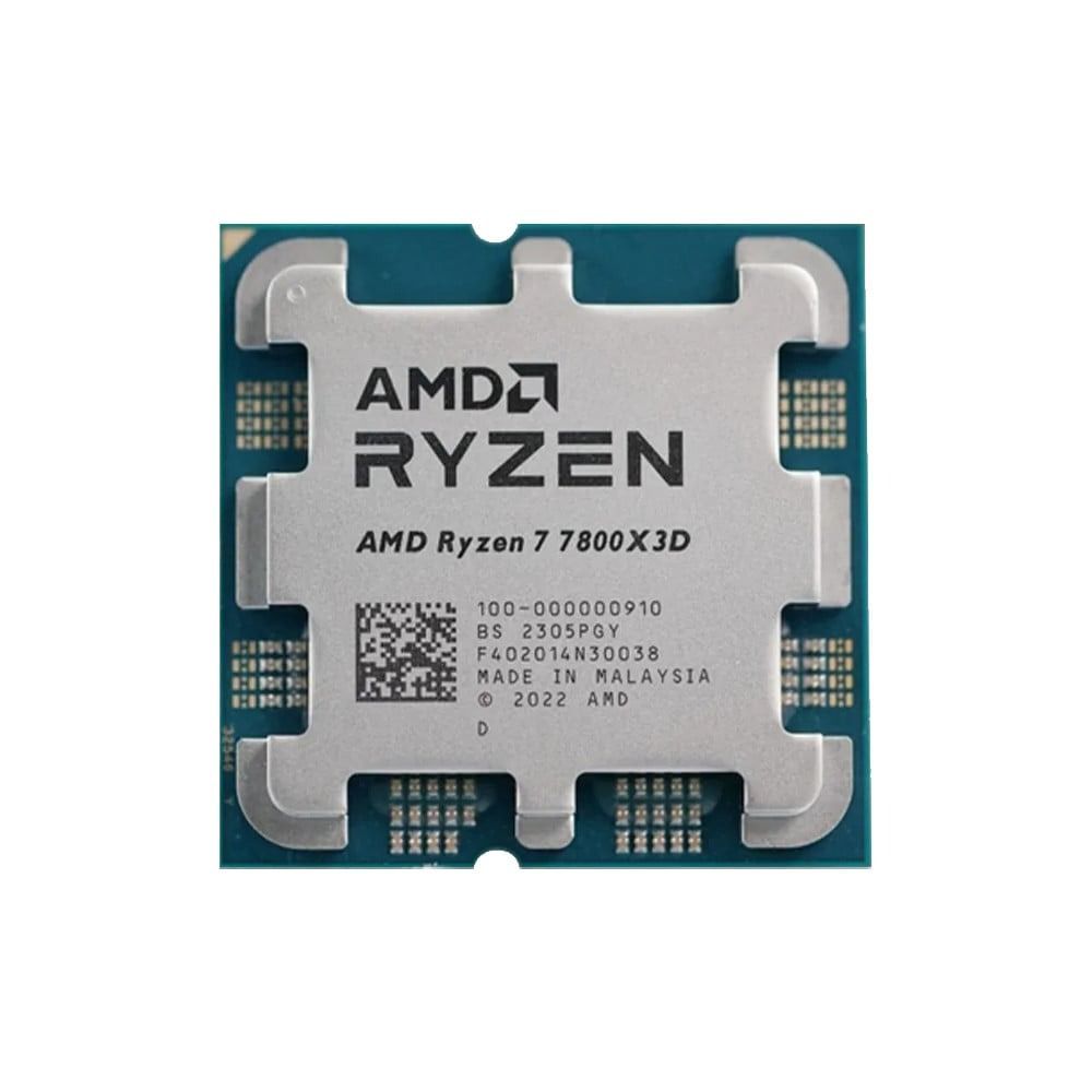 CPU AMD Ryzen 7 7800X3D (4.2Ghz up to 5.0Ghz/105MB/8 cores 16 threads/120W/Socket AM5)- TRAY