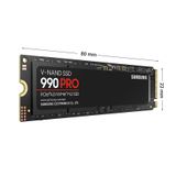  Ổ CỨNG SSD SAMSUNG 990 PRO 4TB PCIE NVME 4.0X4 (ĐỌC 7450MB/S - GHI 6900MB/S) - (MZ-V9P4T0BW) 