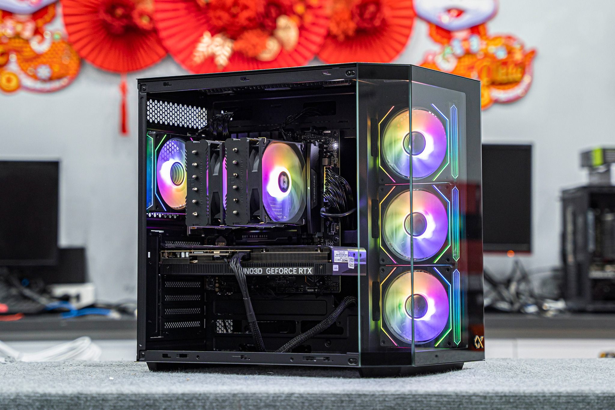 PC TTG GAMING I7 13700F - RTX 3060 12GB BLACK (ALL NEW - Bảo hành 36 tháng)