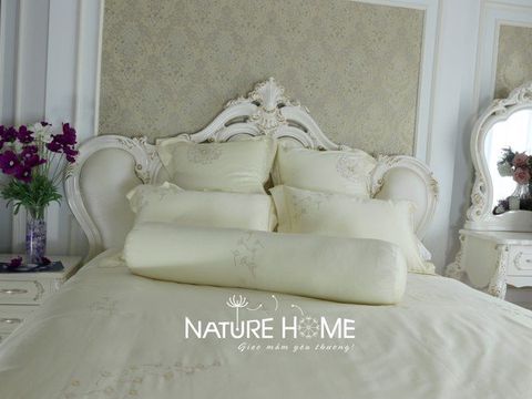  Bộ chăn ga gối Nature Home Bồ Công Anh Vàng – Hè 