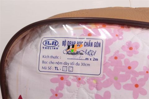 Bộ Drap Cotton Chần Gòn Korea Hà Phương TL-010