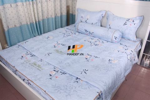 Bộ Drap Cotton Chần Gòn Korea Hà Phương TLA-072