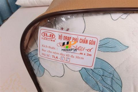 Bộ Drap Cotton Chần Gòn Korea Hà Phương TLA-052