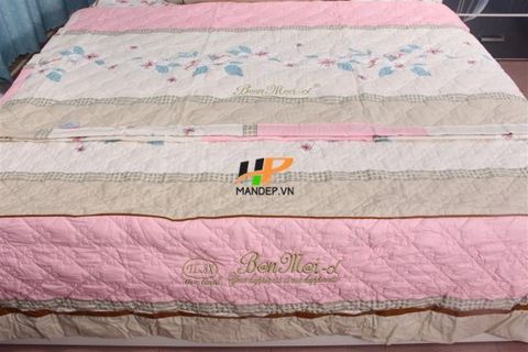 Bộ Drap Cotton Chần Gòn Korea Hà Phương TLA-052