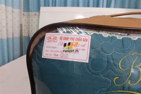 Bộ Drap Cotton Chần Gòn Korea Hà Phương TLA-081