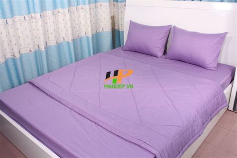  Bộ Drap Cotton Korea Solid Hà Phương DCS10 