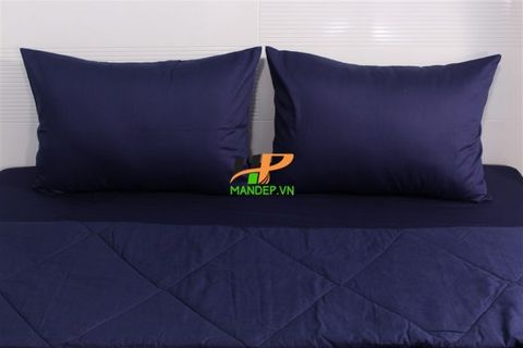 Bộ Drap Cotton Korea Solid Hà Phương DCS12