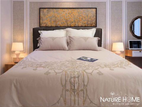 Bộ chăn ga gối Nature Home ST415 – Hạ Lan