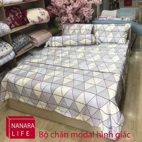  Bộ chăn ga Nanara Life Modal - Hình Giác 