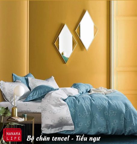  Bộ chăn ga Nanara Life Tencel - Tiểu Ngư 